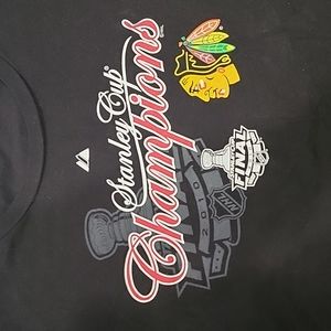 Chicago Blackhawks 2010 Stanley Cup Champions Black Tshirt
